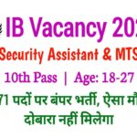 MHA IB Recruitment 2022