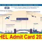 BHEL Admit Card 2022