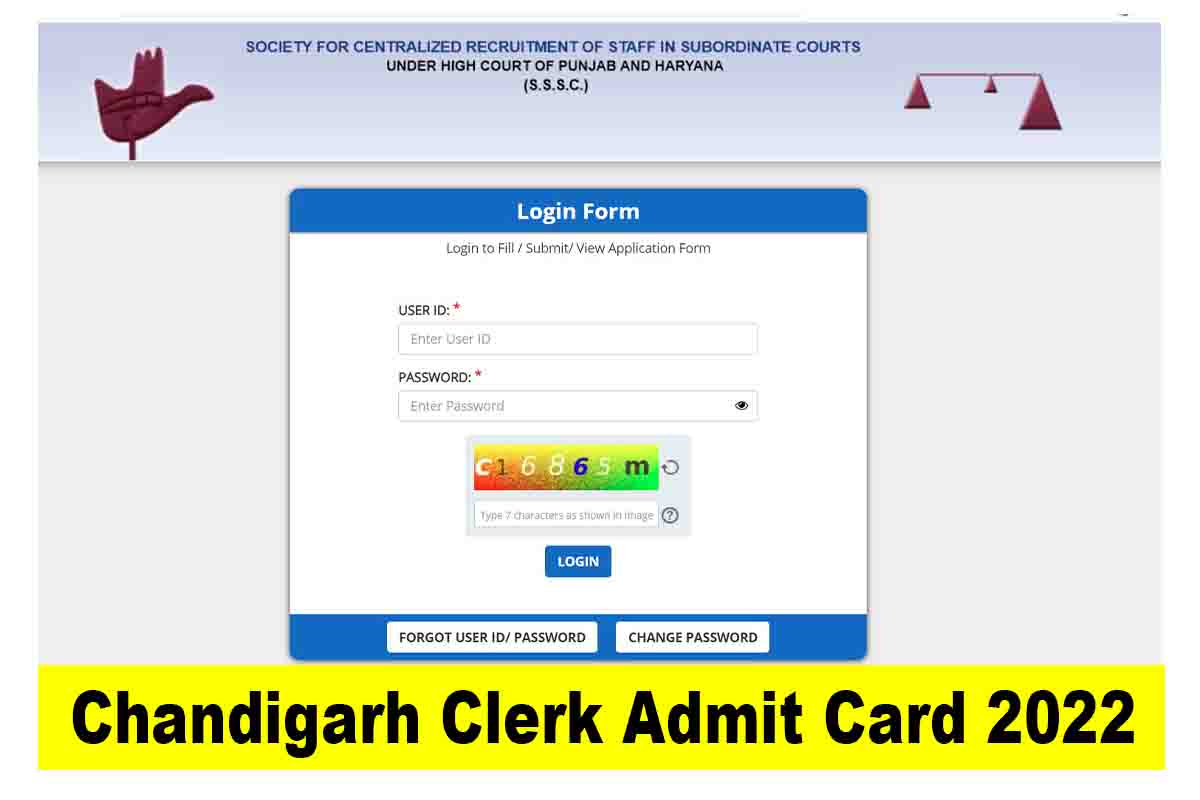 Chandigarh Clerk Admit Card 2022 
