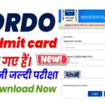 DRDO Septam 10 Admit Card 2022