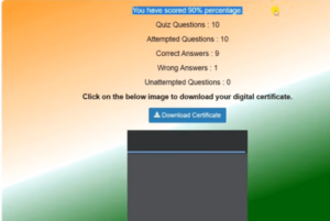 Government Approved Exam Certificate