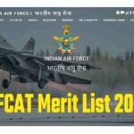 AFCAT Merit List 2022