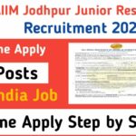 AIIMS Jodhpur Junior Resident Recruitment 2022