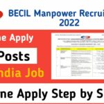 BECIL Manpower Recruitment 2022
