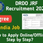 DRDO JRF Recruitment 2022