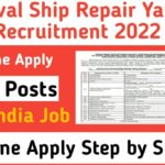 Naval Ship Repair Yard Apprentice Recruitment 2022
