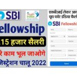 SBI Fellowship 2022