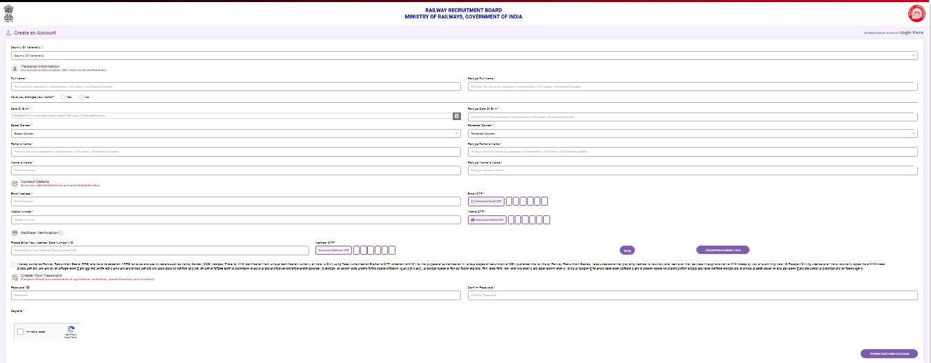 RRB Ministerial And Isolated Categories Recruitment 2025