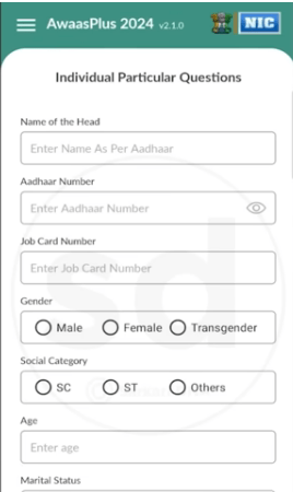 PM Awas Yojana Self Survey 