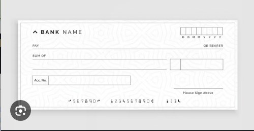 Bank Draft Image