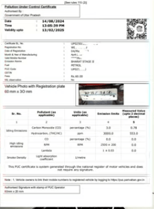 Pollution Certificate Online Apply