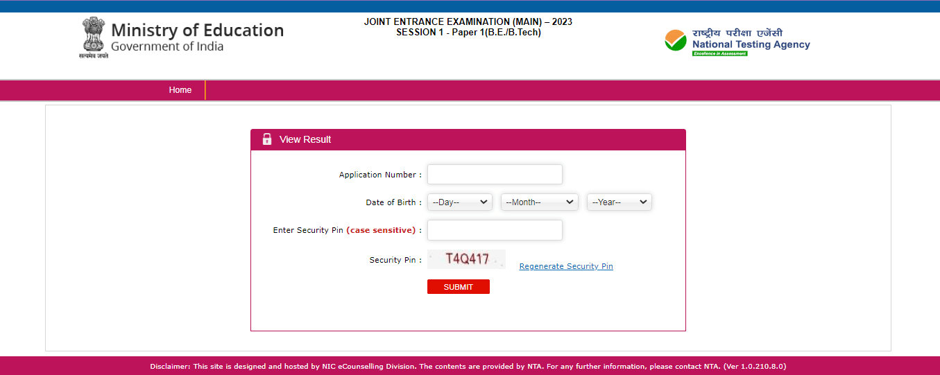 JEE Mains Session 2 Exam Schedule 2025