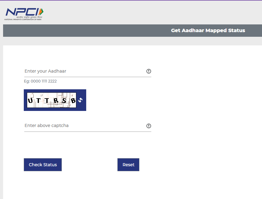 SBI NPCI Aadhaar Link Online