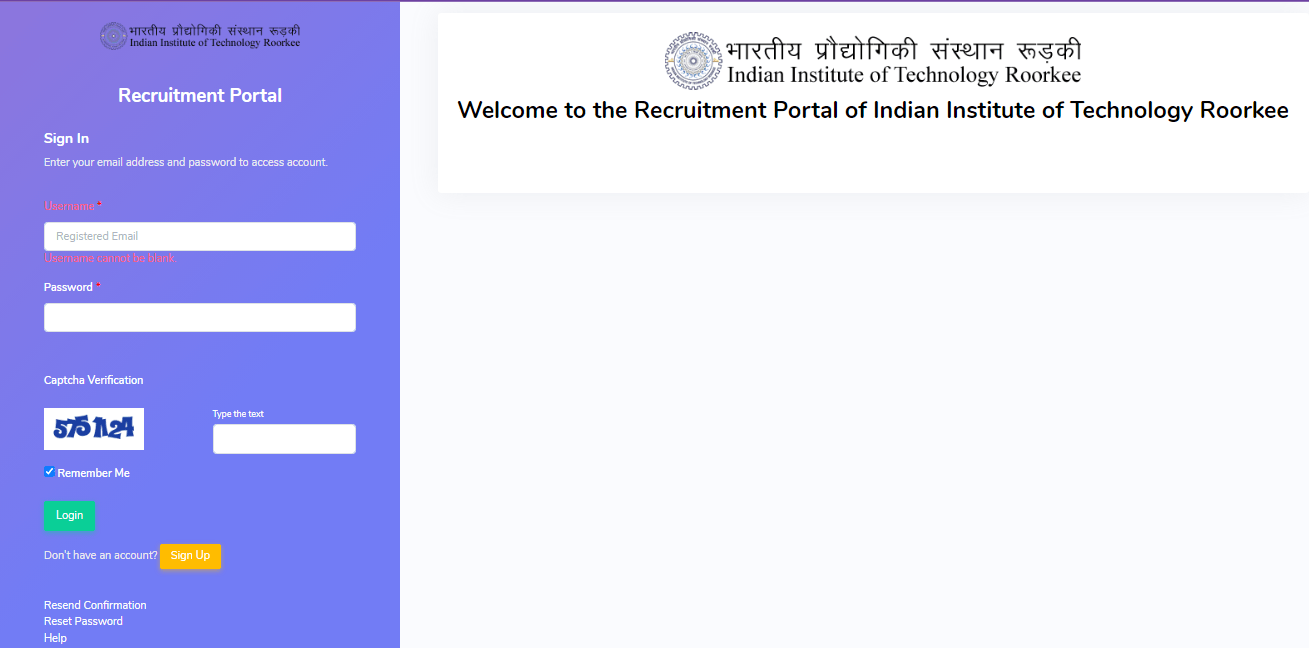 IIT Roorkee Recruitment 2025