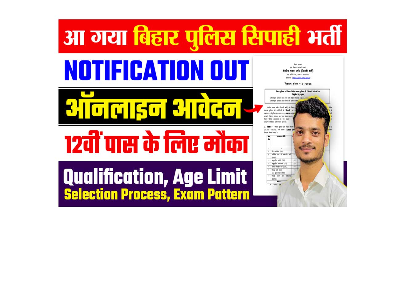 Bihar Police Constable Vacancy 2025