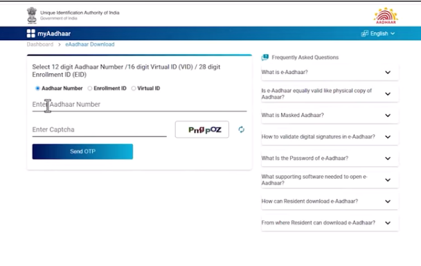 Mobile Number Se Aadhar Card Download