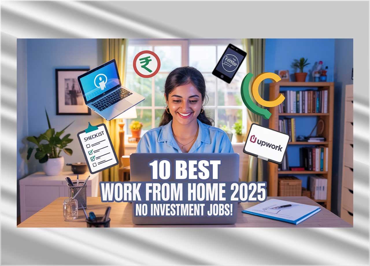 10 Best Work From Home Jobs Without Investment 2025