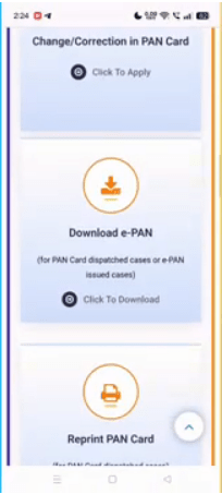 UTI E-PAN Card Download
