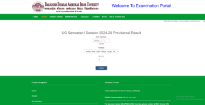 BRABU UG 1st Semester Result PDF Download