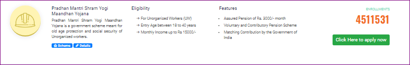 Pradhan Mantri Shram Yogi Mandhan Yojana Apply Online 2025