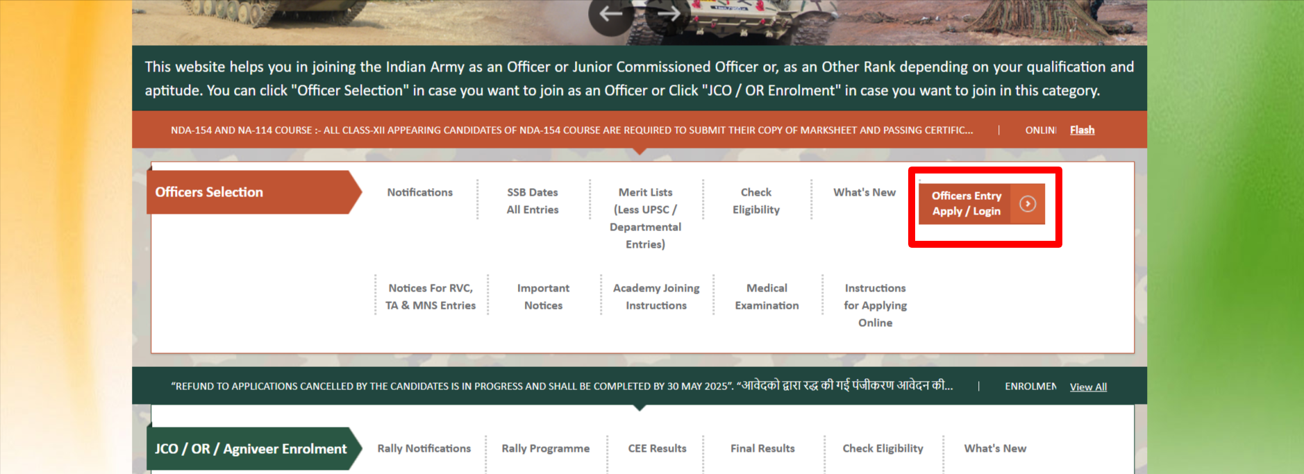 How to Apply Now for Indian Army TGC Recruitment 2025