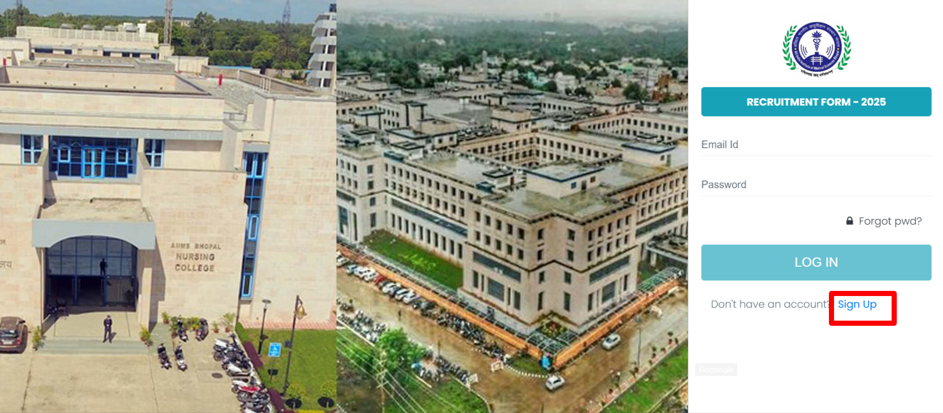 How to Fill AIIMS Bhopal Backlog SR Vacancy Online Application Form 2025