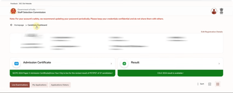 SSC OTR Registration 2025