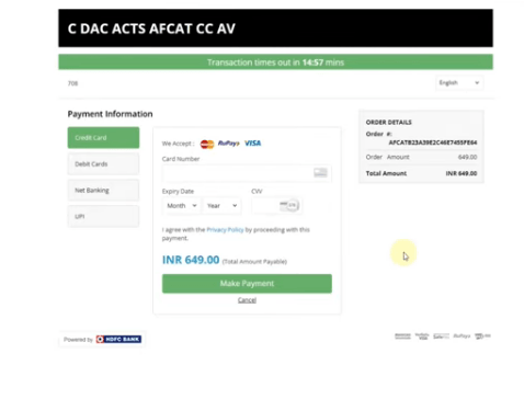 AFCAT 2 2025 Application Form