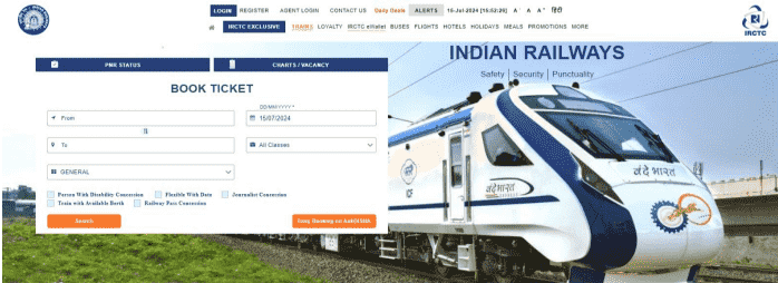 IRCTC Aadhaar Link