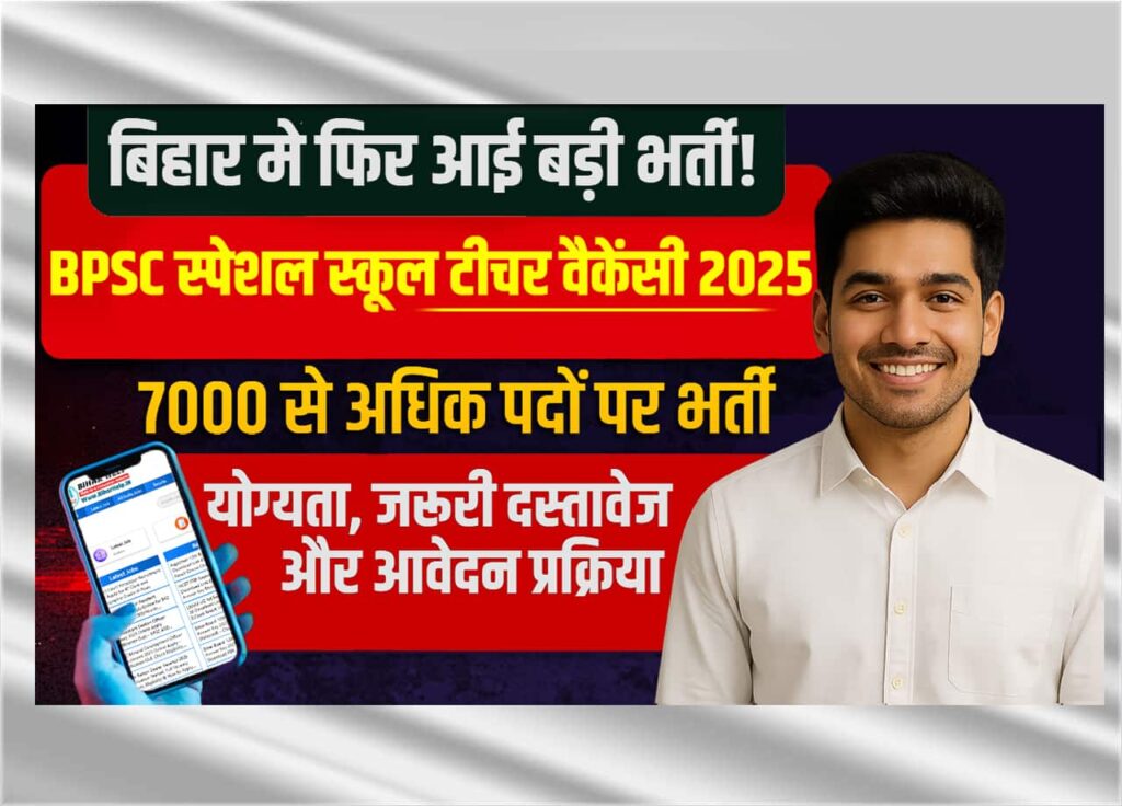 Bihar Special Teacher Vacancy 2025