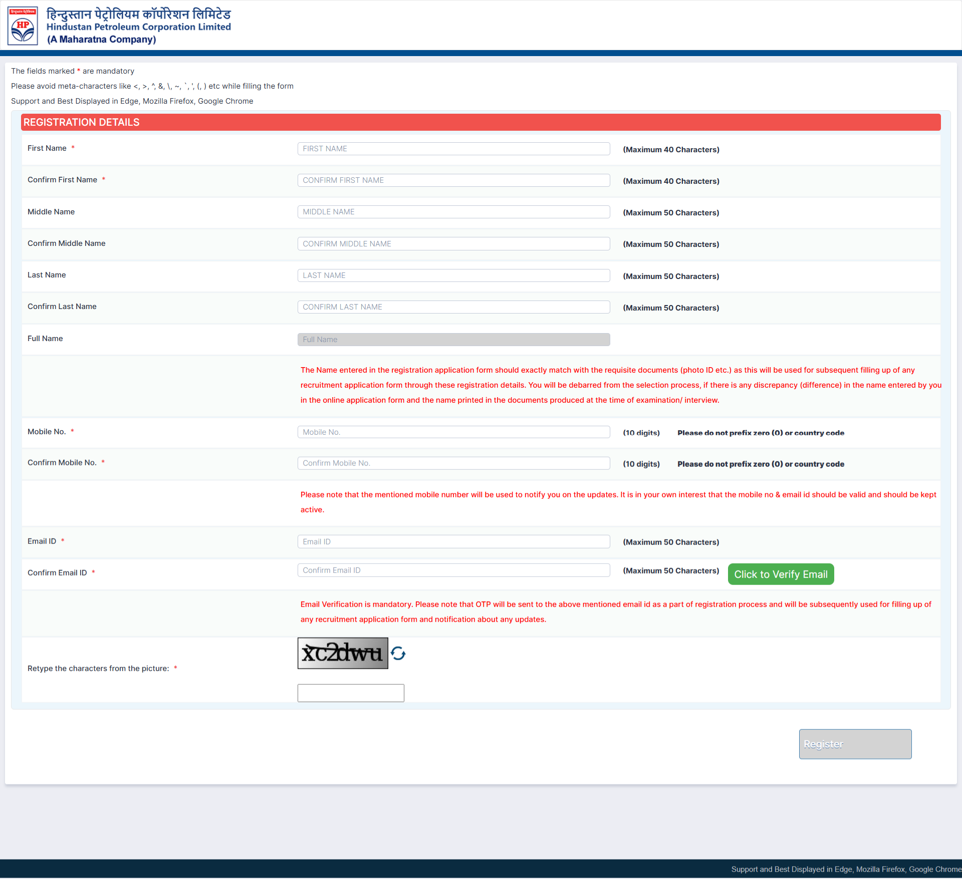 HPCL RD Officers Recruitment 2025