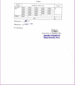Purnea University Part 3 Result 2025