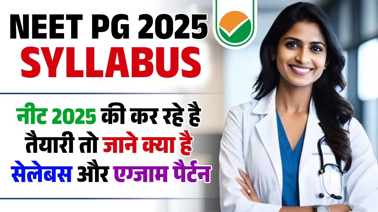 NEET PG Syllabus 2025