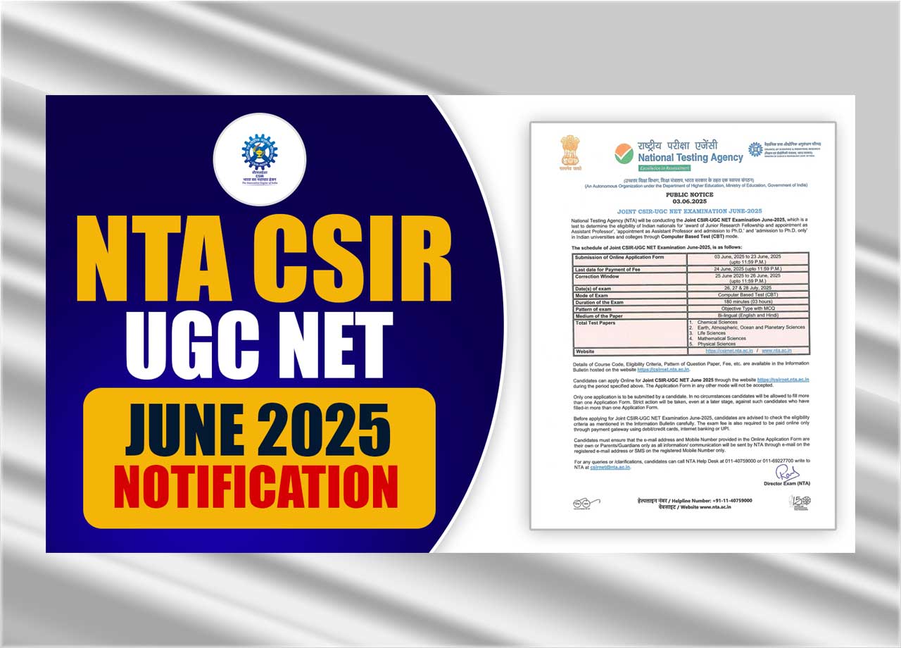 NTA CSIR UGC NET June 2025