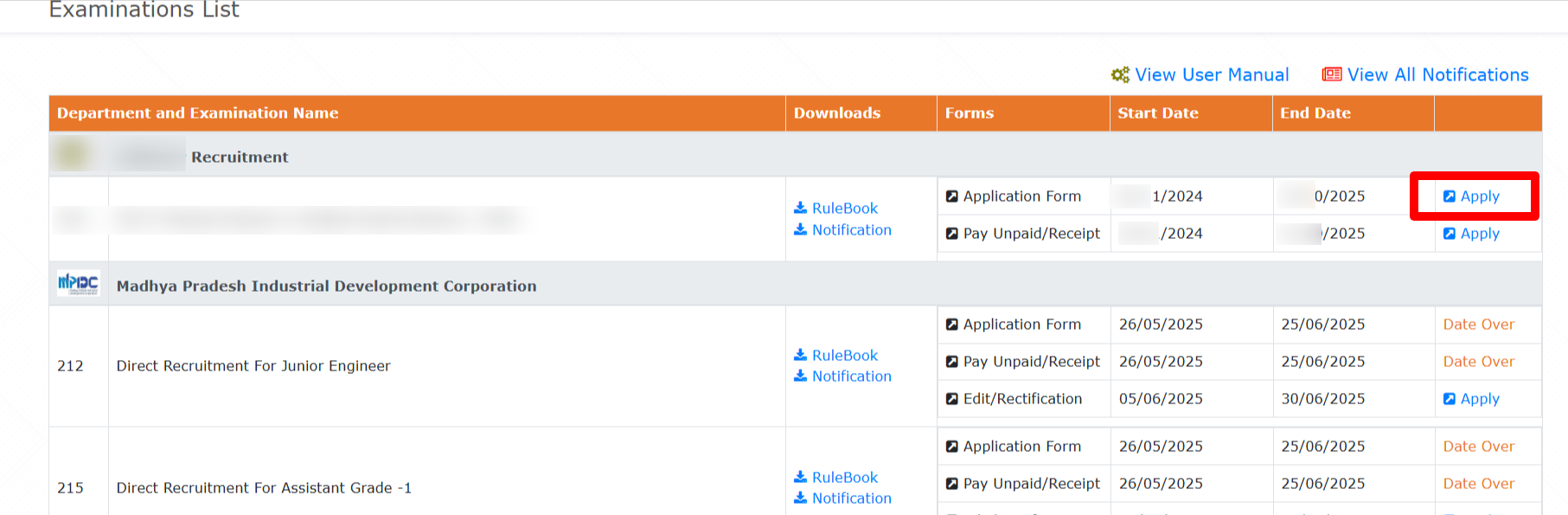 How to Fill Online Application Form for MPTRANSCO Recruitment 2025