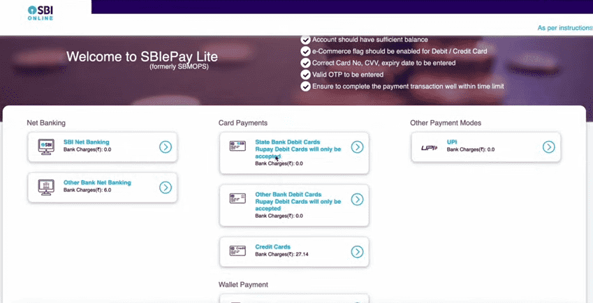 DL Online Apply After LL Official Website Screenshot.