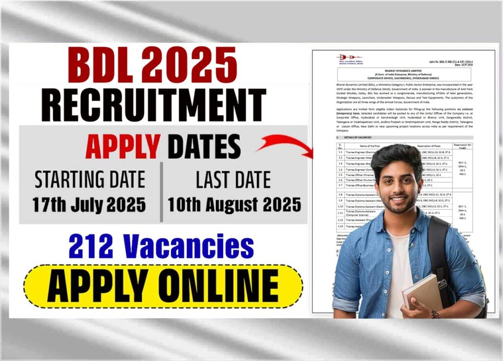 BDL Recruitment 2025