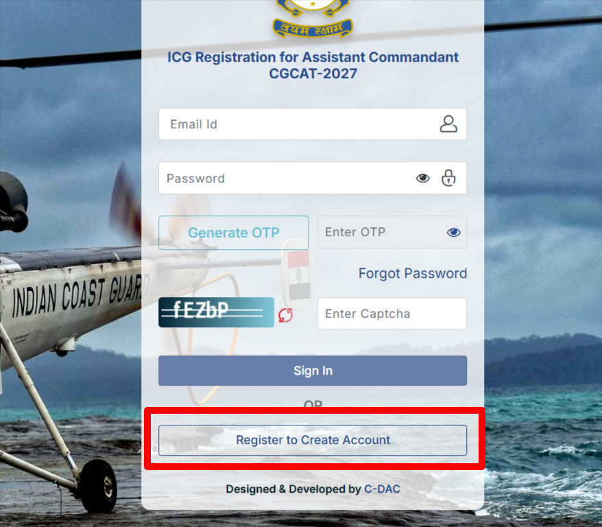 How to Apply Online For ICG Assistant Commandant Recruitment 2025