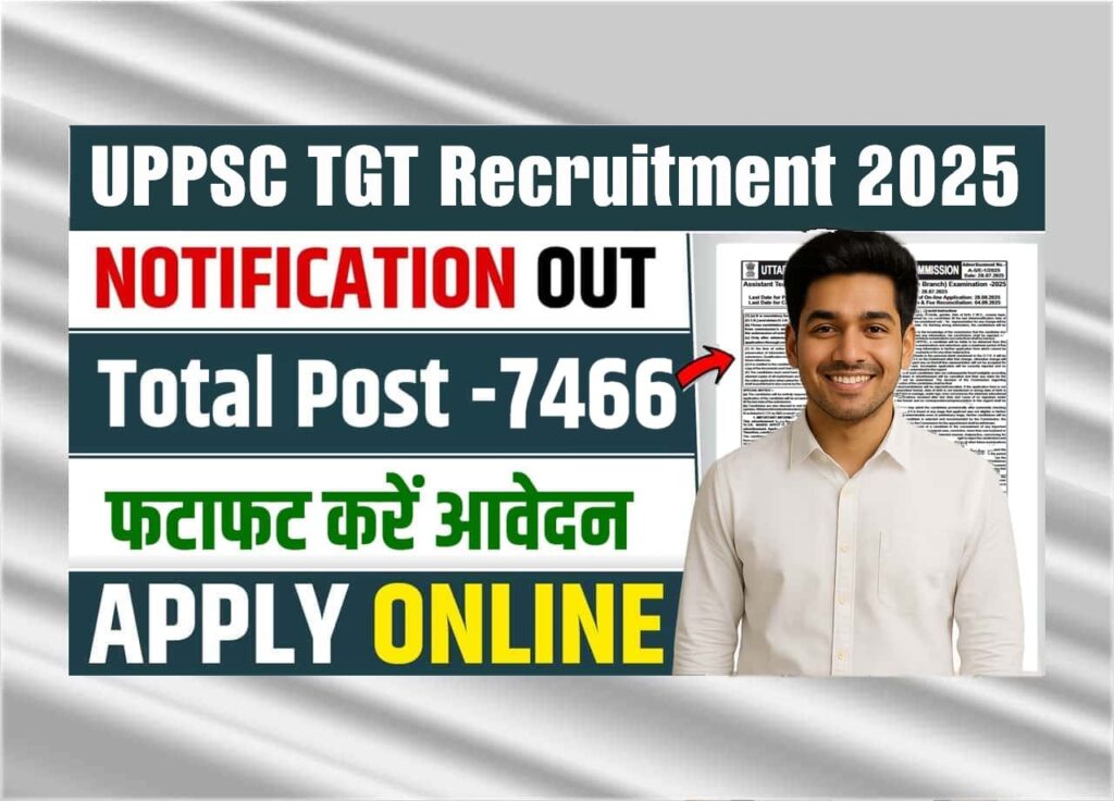 UPPSC TGT Recruitment 2025: