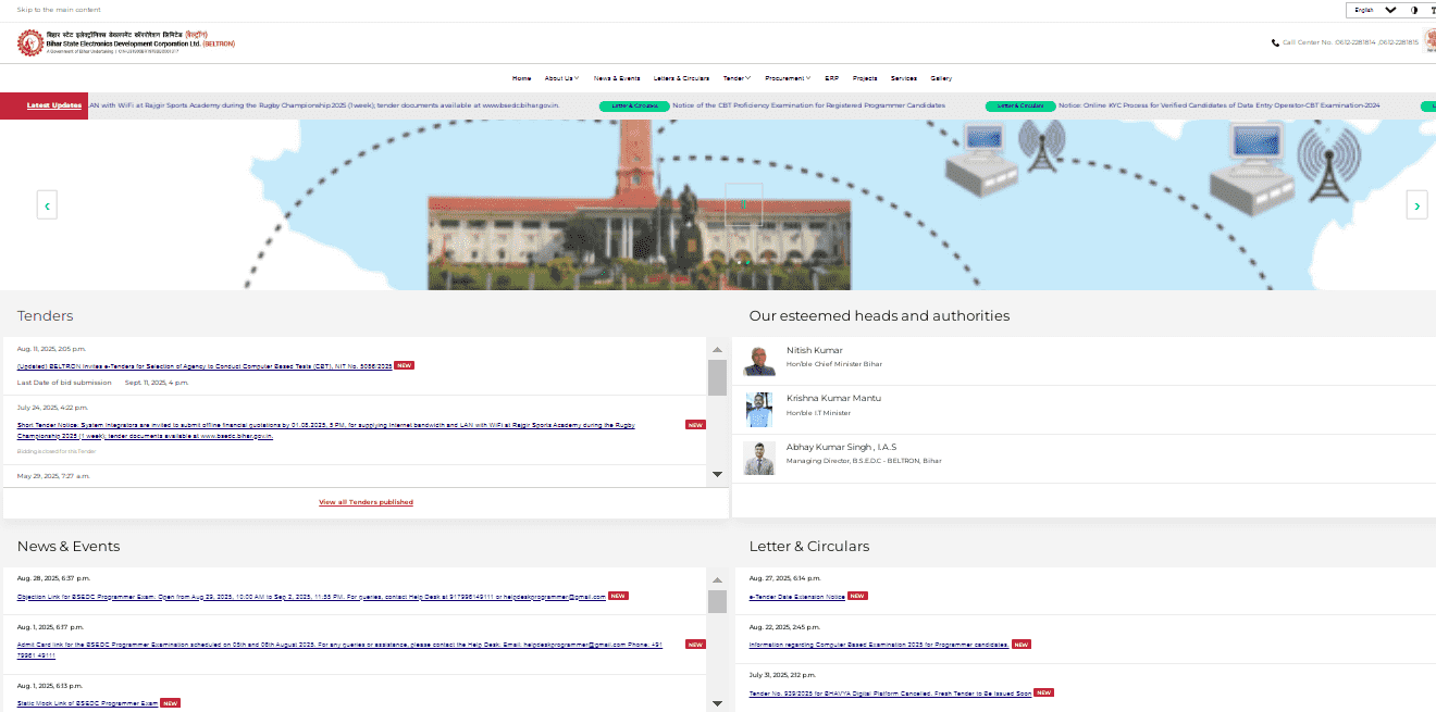 Beltron Programmer Answer Key 2025 Official Website Screenshot.