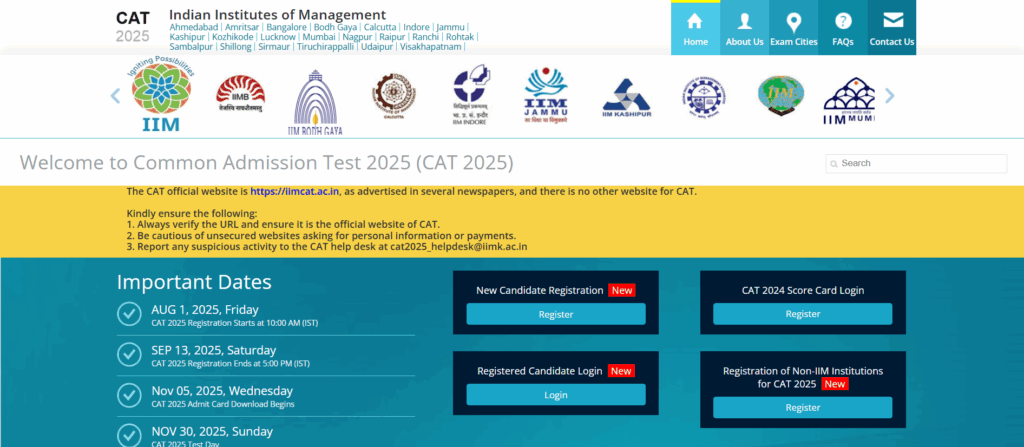 CAT exam for mba in public policy