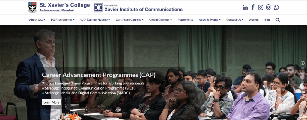 Xavier Institute of Communications (XIC), Mumbai