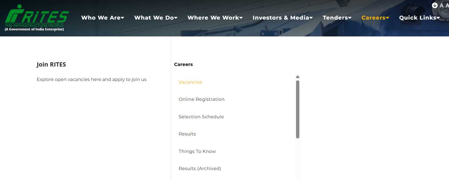 RITES Senior Technical Assistant