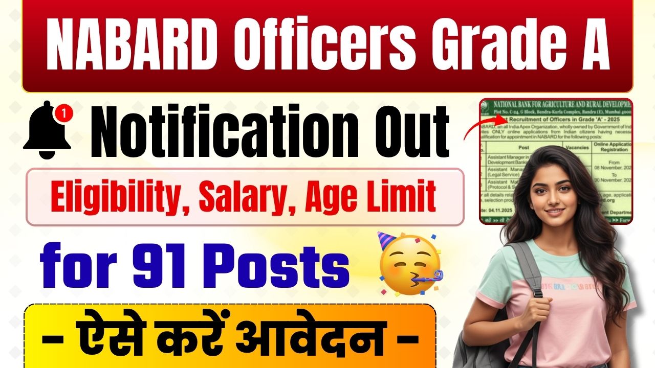NABARD Officers Grade A Recruitment 2025 NABARD Officers Grade A Recruitment 2025