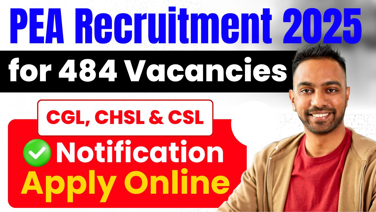 E Shram Card Apply Online PEA Recruitment 2025