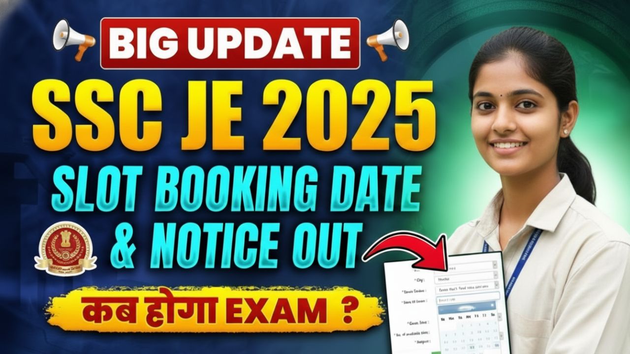 SSC JE & SI Slot Selection 2025