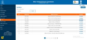 MPESB Group 1 and 2 Recruitment 2026 How To Download BTSC Junior Engineer Syllabus 2026?