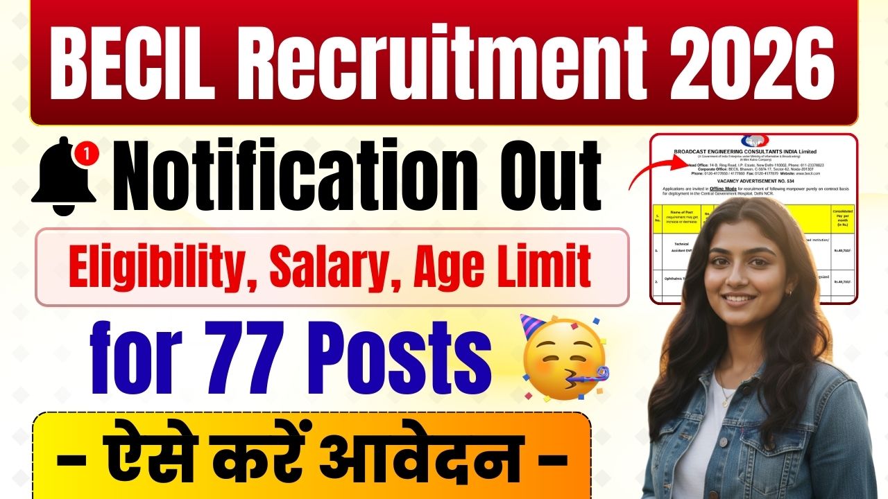 BECIL Recruitment 2026