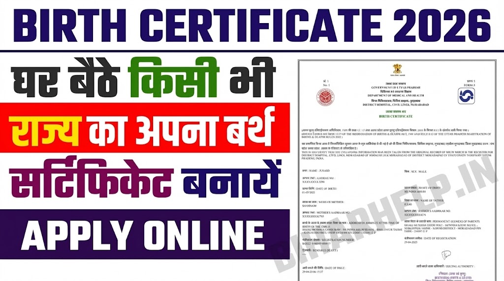 Birth Certificate Online Apply 2026
