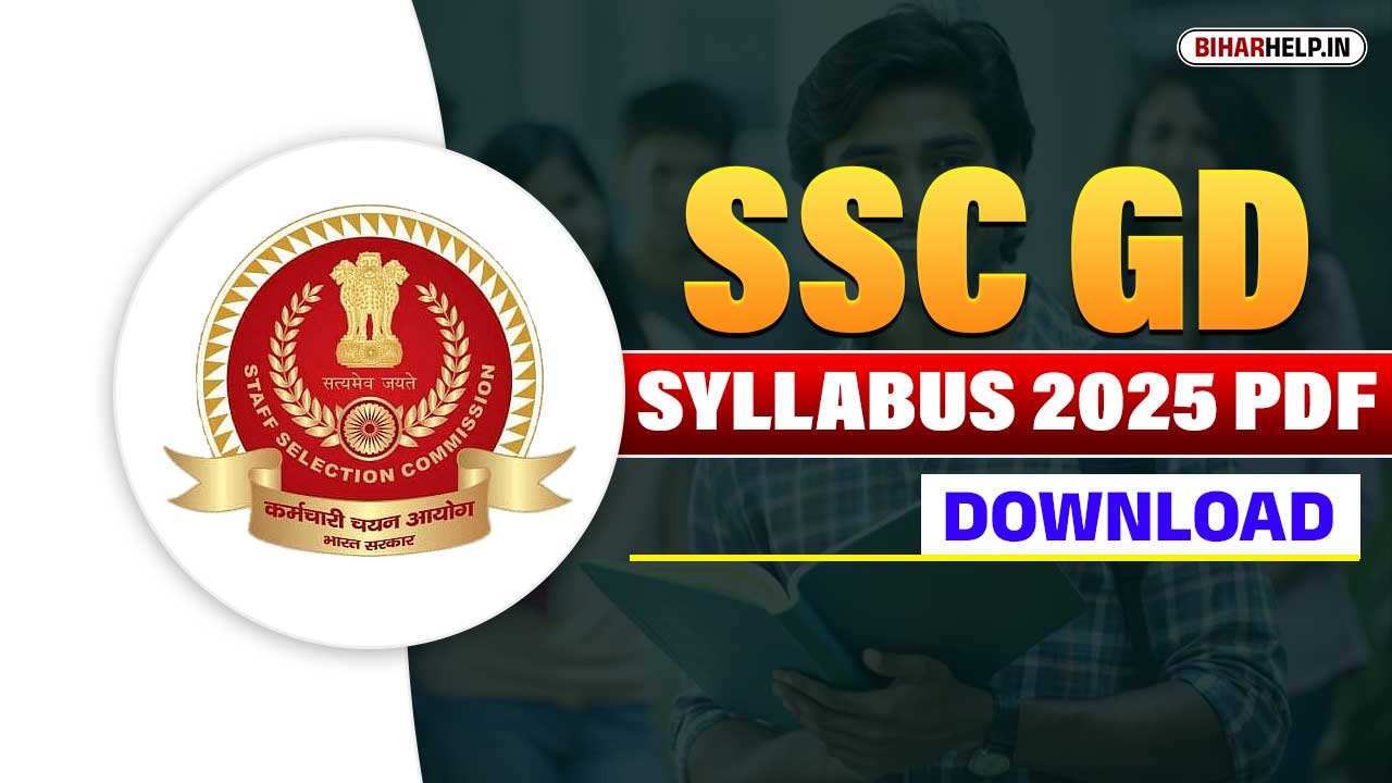 SSC GD Syllabus 2026